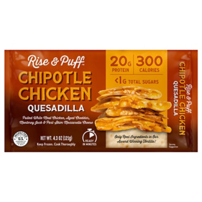 Rise N Puff Quesadillas Chipotle Chicken - 4.3 OZ