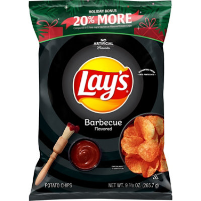 Lays BBQ 20% More - 9.375 OZ