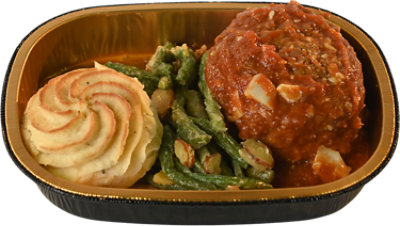 ReadyMeals Meatloaf With Potato Rosettes & Green Beans Ready2heat - Each - Image 1