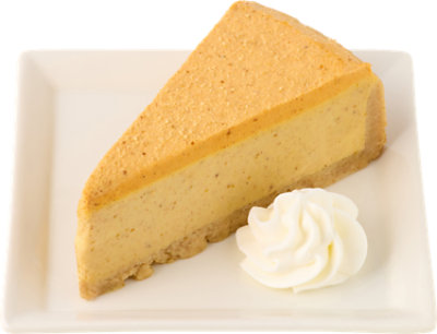 Davids Pumpkin W/whip Cheesecake Slice - EA - Image 1