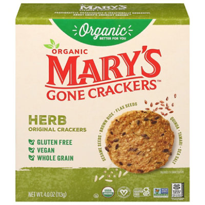 Marys Gone Crackers Herb 4oz - 4 OZ - Image 1