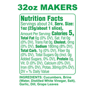 Grillos Pickles Sandwich Makers Dill Slices, 32oz - 32 OZ - Image 2