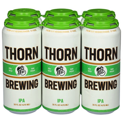 Thorn Brewing Thorn Ipa 6-16 Fl. Oz. In Cans - 6-16 FZ - Image 1