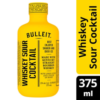 Bulleit Whiskey Sour Cocktail Rts 375 Ml - 375 ML - Image 1