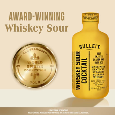Bulleit Whiskey Sour Cocktail Rts 375 Ml - 375 ML - Image 5