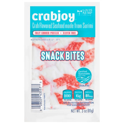 Louis Kemp Crabjoy Surimi Snack Bites - 3 OZ - Image 1