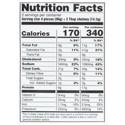 Deep Chicken Tikka Masala Dumplings 7.8oz - 7.8 OZ - Image 3