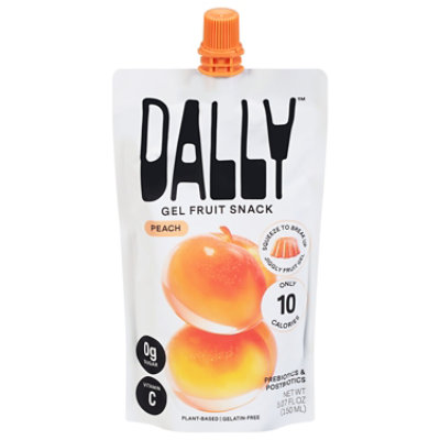 Dally Peach Gel Fruit Snack 5.07oz - 5.07 OZ - Image 1