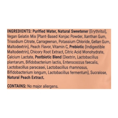 Dally Peach Gel Fruit Snack 5.07oz - 5.07 OZ - Image 4