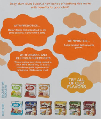 Baby Mum Mum Tropical Flavor 1.76oz - 1.76 OZ - Image 6