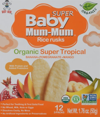 Baby Mum Mum Tropical Flavor 1.76oz - 1.76 OZ - Image 2