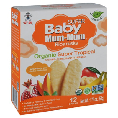 Baby Mum Mum Tropical Flavor 1.76oz - 1.76 OZ - Image 1