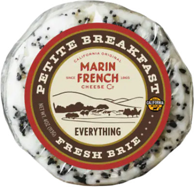 Marin French Brie Petite Breakfast Everything - 4 OZ - Image 1