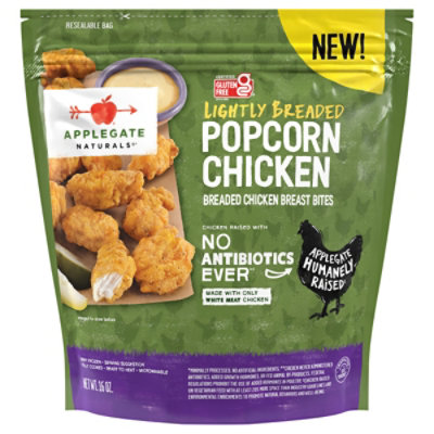 Applegate Lightly Breaded Popcorn Chicken - 16 OZ - Image 2