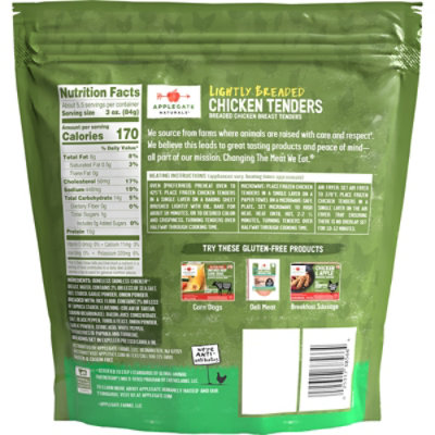 Applegate Lightly Breaded Chicken Tenders - 16 OZ - Image 5