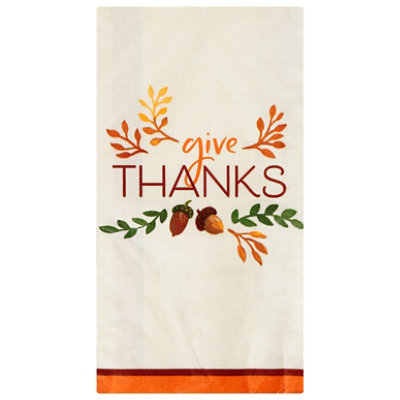 Guest Napkin Fall Feast - 16 CT - Image 2
