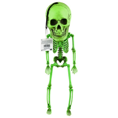 Skeleton Hanging Neon Green - EA - Image 1