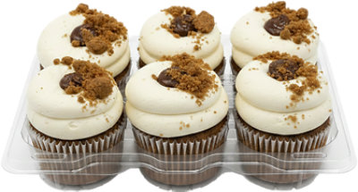 Caramel Pumpkin Spice Cupcakes 6 Count - EA - Image 1