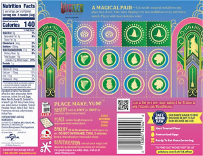 Pillsbury Ready To Bake Wicked Cut Out Sugar Cookie Dough 10 Count, 6.0 Oz - 6.0 OZ - Image 5