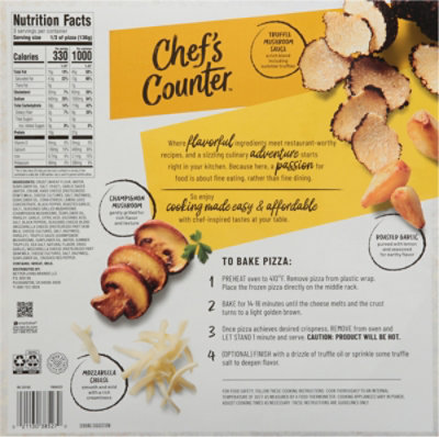 Chefs Counter Pizza Wood Fired Mushroom & Truffle - 14.39 Oz - Image 5