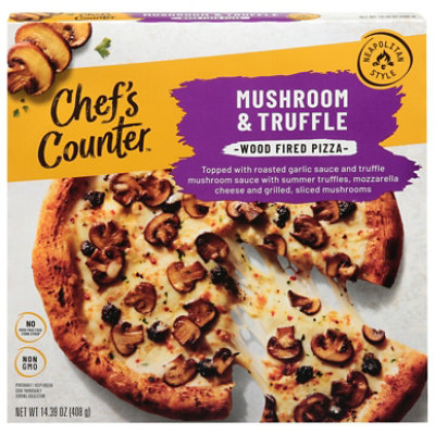 Chefs Counter Pizza Wood Fired Mushroom & Truffle - 14.39 Oz - Image 1