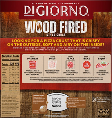 Digiorno Frozen Wood Fired Pizza Four Cheese - 14.6 OZ - Image 5