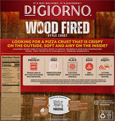 Digiorno Frozen Wood Fired Pizza Italian Meat Trio Frozen Pizza Box -16.9 Oz - 16.9 OZ - Image 7