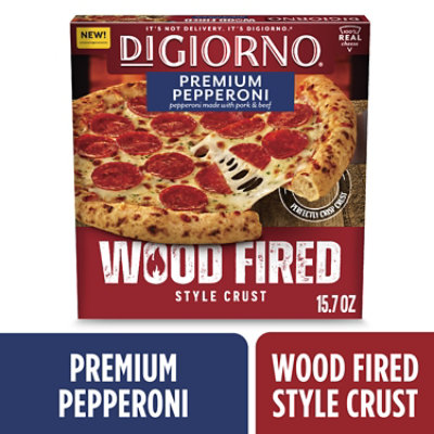 Digiorno Frozen Wood Fired Pizza Premium Pepperoni Frozen Pizza Box - 15.7 Oz - 15.7 OZ - Image 1