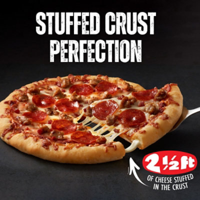 Red Baron Meat Trio Stuffed Crust Pizza, 23.53 Oz - 23.53OZ - Image 2