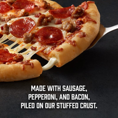 Red Baron Meat Trio Stuffed Crust Pizza, 23.53 Oz - 23.53OZ - Image 3