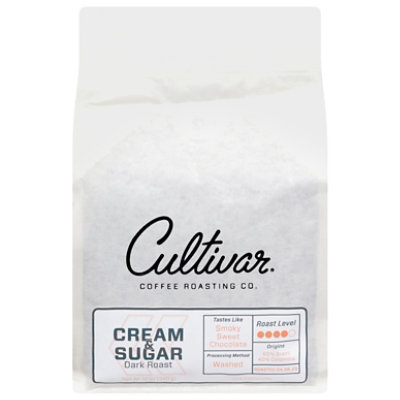 Cultivar Coffee Cream & Sugar Whole Bean - 12 OZ - Image 1