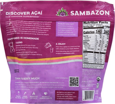 Sambazon Acai Berry Globes, 12 Oz, 9-pk - 12 OZ - Image 5