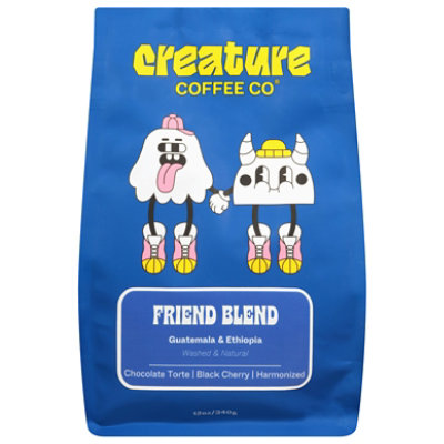 Creature Coffee Friend Blend Whole Bean - 12 OZ - Image 1