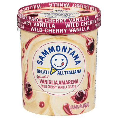 Sammontana Gelato Wild Chery Vanilla - 17.58 OZ - Image 1