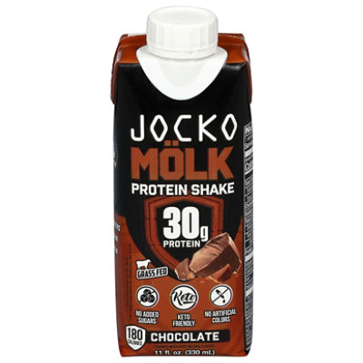 Jocko Molk Protein Shake Chocolate Ready To Drink - 11 FZ - Image 2