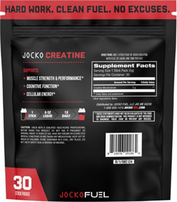 Jocko Creatine Unflavored - 5.28 OZ - Image 4