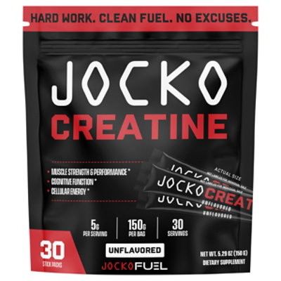 Jocko Creatine Unflavored - 5.28 OZ - Image 1