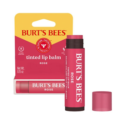 Burts Bees Rose Tinted Lip Balm 1-pack 0.15 Oz - 0.15 OZ - Image 1