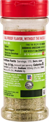 Mccormick Perfect Pinch Green Goddess 4.23 Oz - 4.23 OZ - Image 8