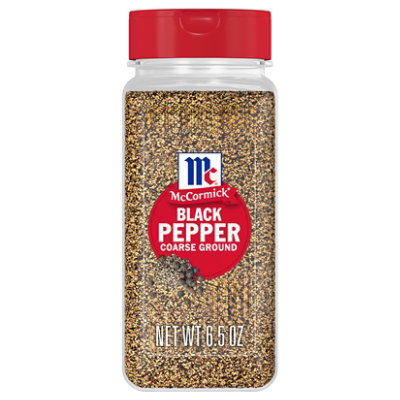 Mccormick Pepper Black Coarse Ground 6.5 Oz - 6.5 OZ
