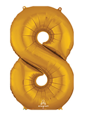Mylar 8 Balloon - EACH - Image 1