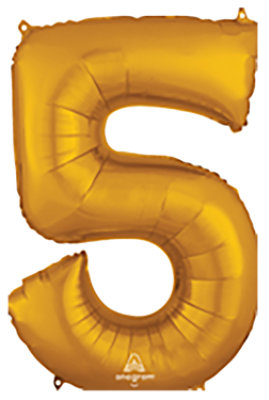 Mylar 5 Balloon - EACH - Image 1