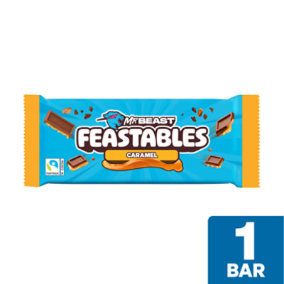 Feastables Caramel Chocolate Bar - 2.1 OZ - Image 1