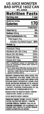 Monster Juice Bad Apple 16fz - 16 FZ - Image 2