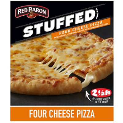Red Baron Four Cheese Stuffed Crust Frozen Pizza, 22.74 Oz - 22.75OZ - Image 1