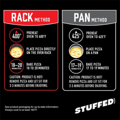 Red Baron Four Cheese Stuffed Crust Frozen Pizza, 22.74 Oz - 22.75OZ - Image 4