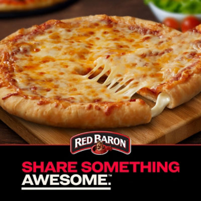 Red Baron Four Cheese Stuffed Crust Frozen Pizza, 22.74 Oz - 22.75OZ - Image 5