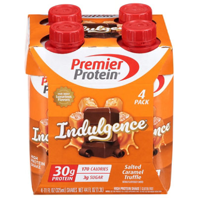 Premier Protein Indulge  Salted Caramel Truffle 4ct-11fz - 4-11 FZ - Image 1