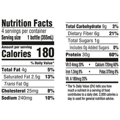 Oikos Rtd Protein Shakes Chocolate - 4-12 FZ - Image 4