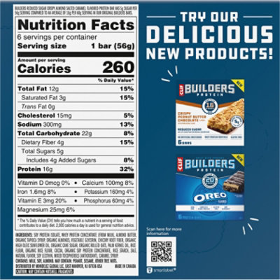 Clif Builders Crspy Almd Sltd Caramel Ls - 11.82OZ - Image 5